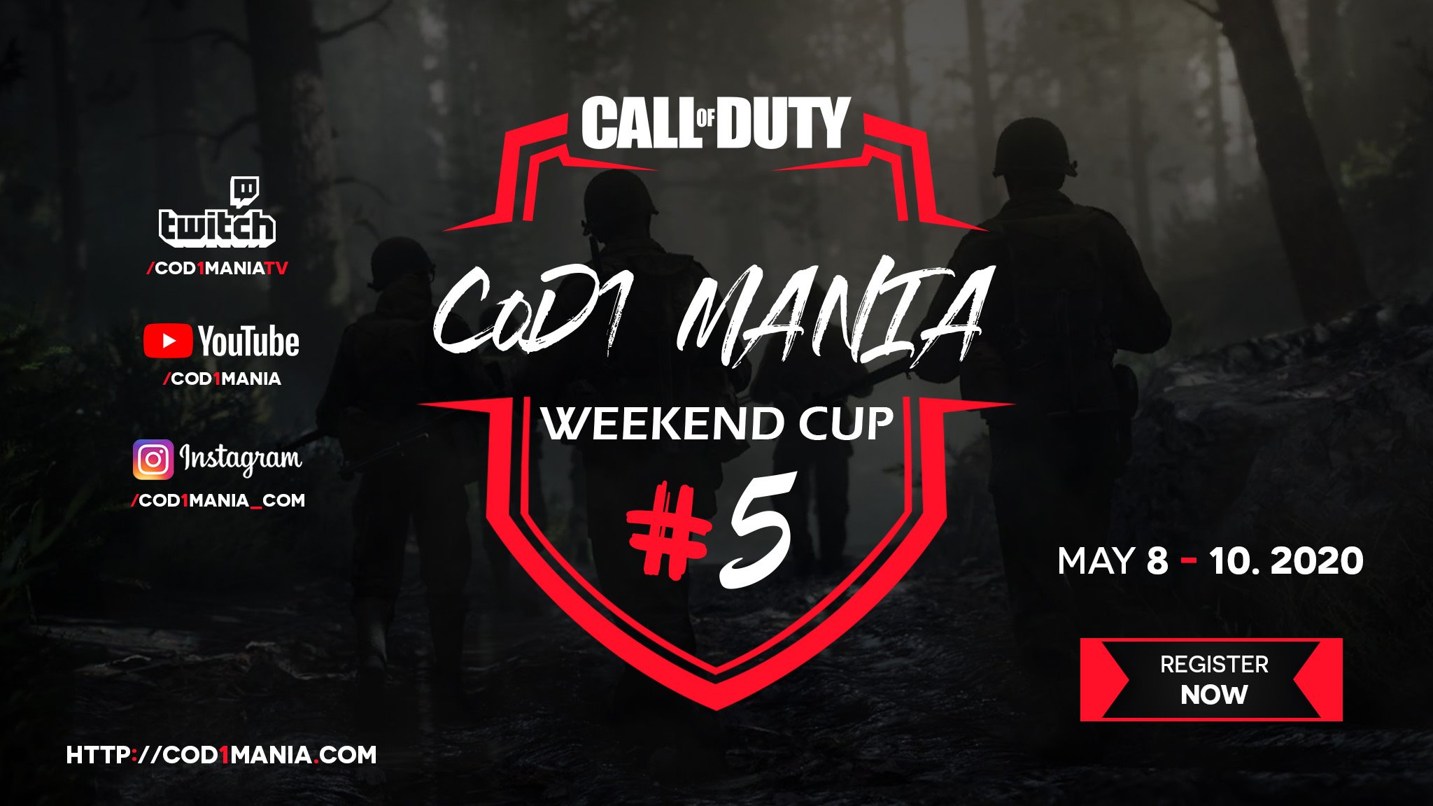 CoD1Mania Cup #5 – Weekend cup